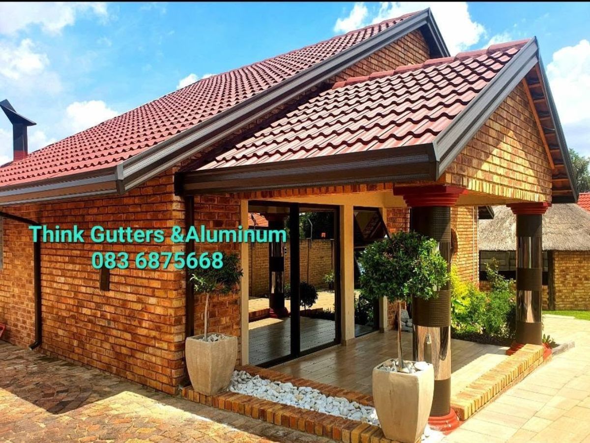 Stainless steel gutter installation